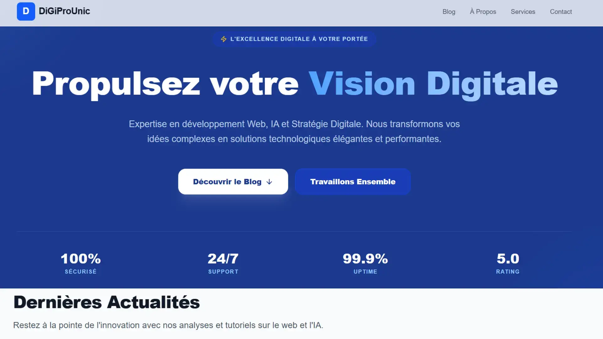 DiGiProUnic - Headless Blog